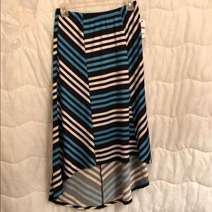 NY Collection petite women’s Skirt blue white black